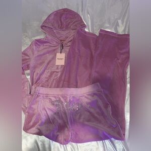 Juicy Couture Lavender Velour Set